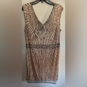 J. Kara Tank Beaded Midi Dress